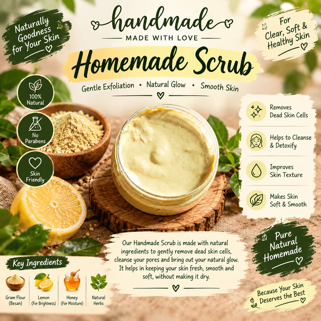 Nivaan Handmade Face & Body Scrub